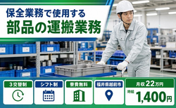 住まいも仕事も越前市で◆設備の点検・メンテナンス｜寮費無料・未経験OKの詳細画像