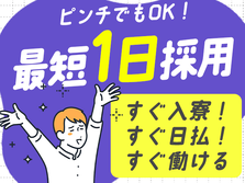 お金なしOK！●スグ面接！●スグ入寮！●商品のピッキング【リーチフォークで運搬/ピッキング/梱包作業 】の詳細画像