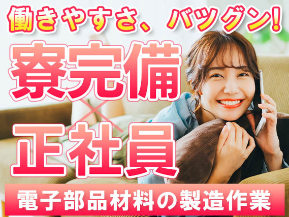 ◆正社員になれるチャンス◆寮完備の簡単作業 /スグ面接の製造スタッフ!の詳細画像